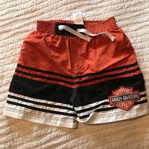 Harley Davidson swim trunks size 24 months